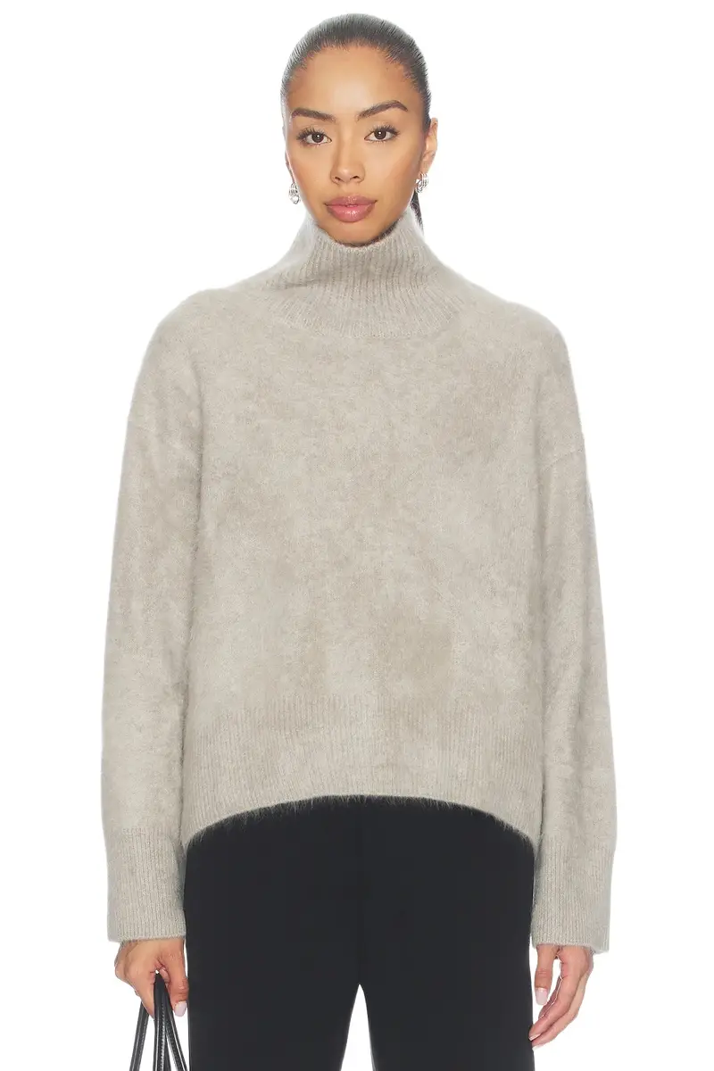 Brushed Boyfriend Turtleneck