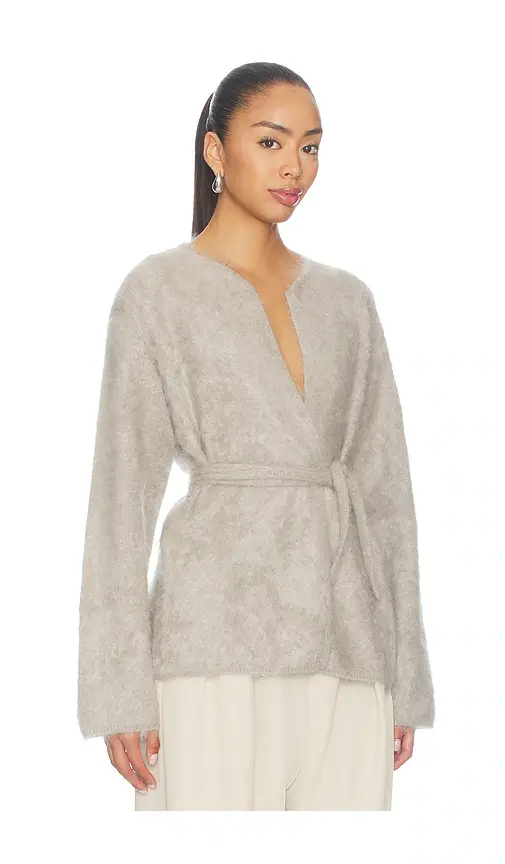 Soft Goat Brushed Cardigan | Thumbnail 2 Soft Goat Brushed Cardigan | Thumbnail 2