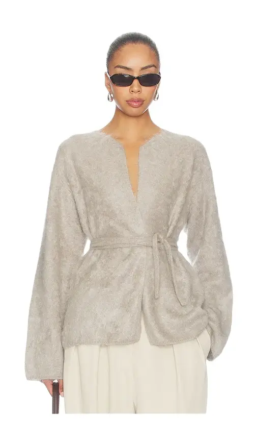 Soft Goat Brushed Cardigan