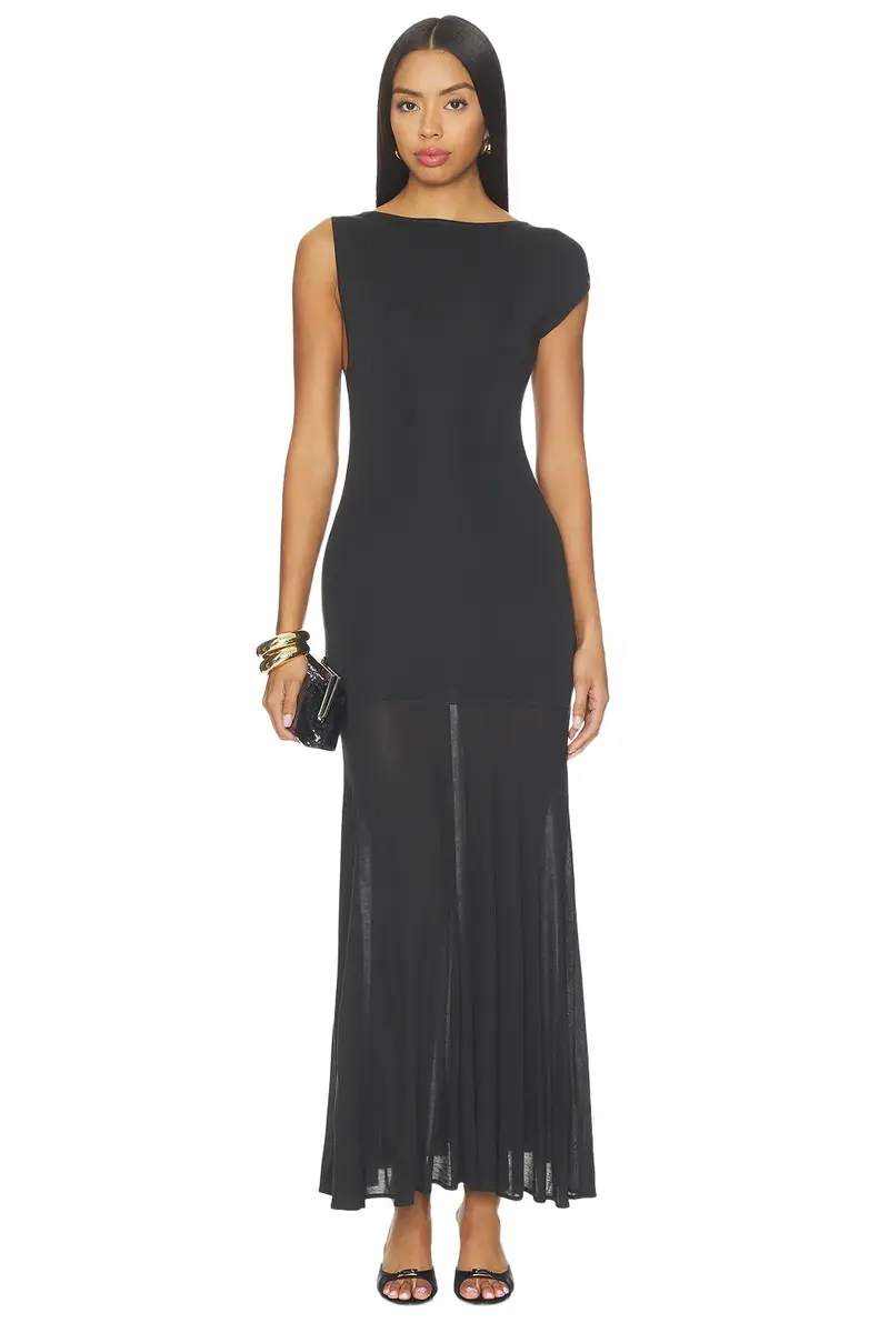 Fine Jersey Circle Hem Dress Fine Jersey Circle Hem Dress