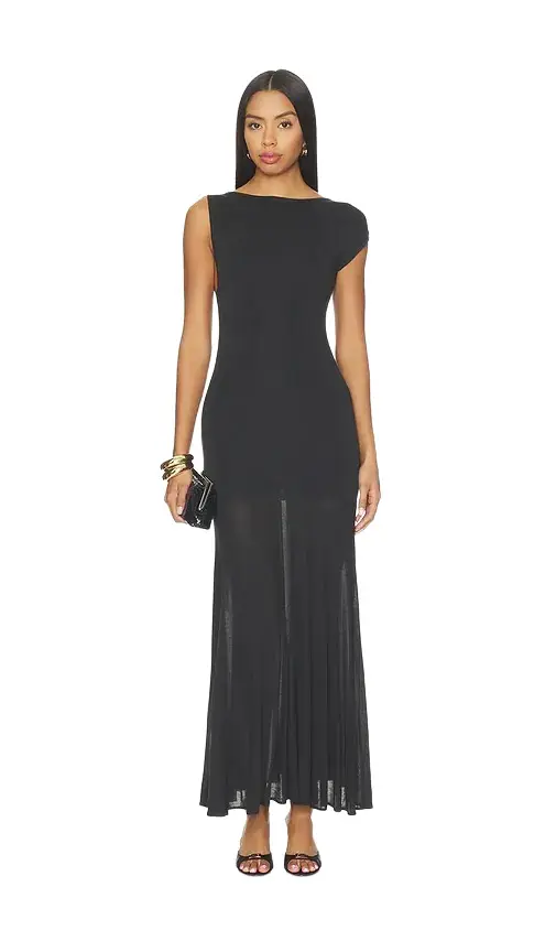 St. Agni Fine Jersey Circle Hem Dress
