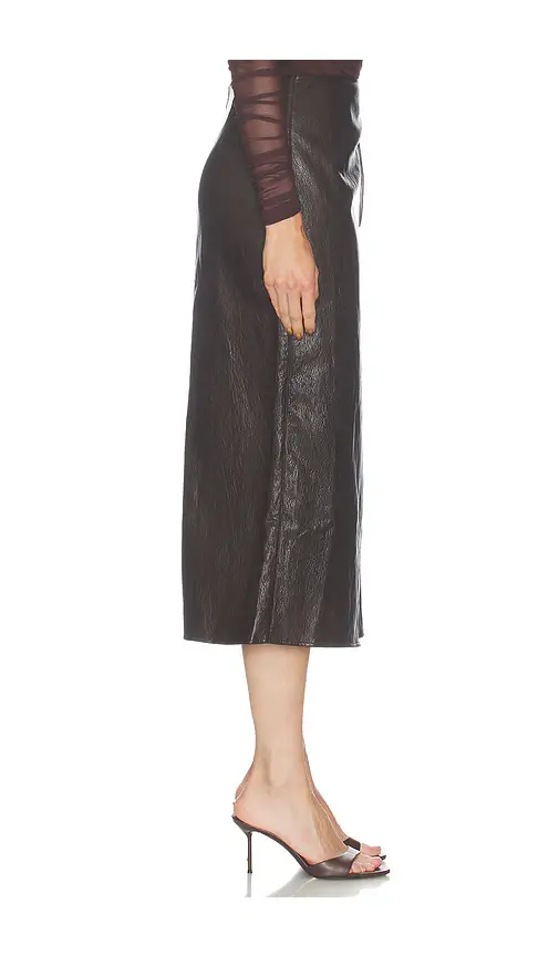 LNA Vega Faux Leather Wrap Skirt | Thumbnail 2 LNA Vega Faux Leather Wrap Skirt | Thumbnail 2