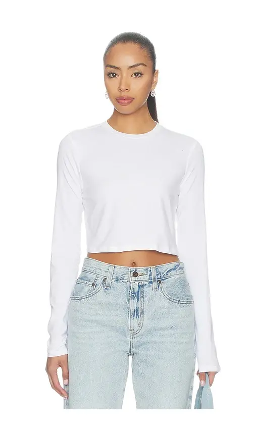 The Laura Crop Top Long Sleeve The Laura Crop Top Long Sleeve