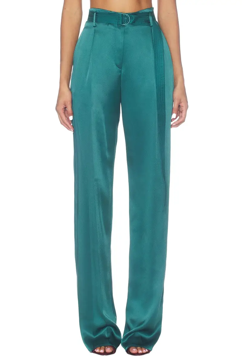 Satin Belted Pant