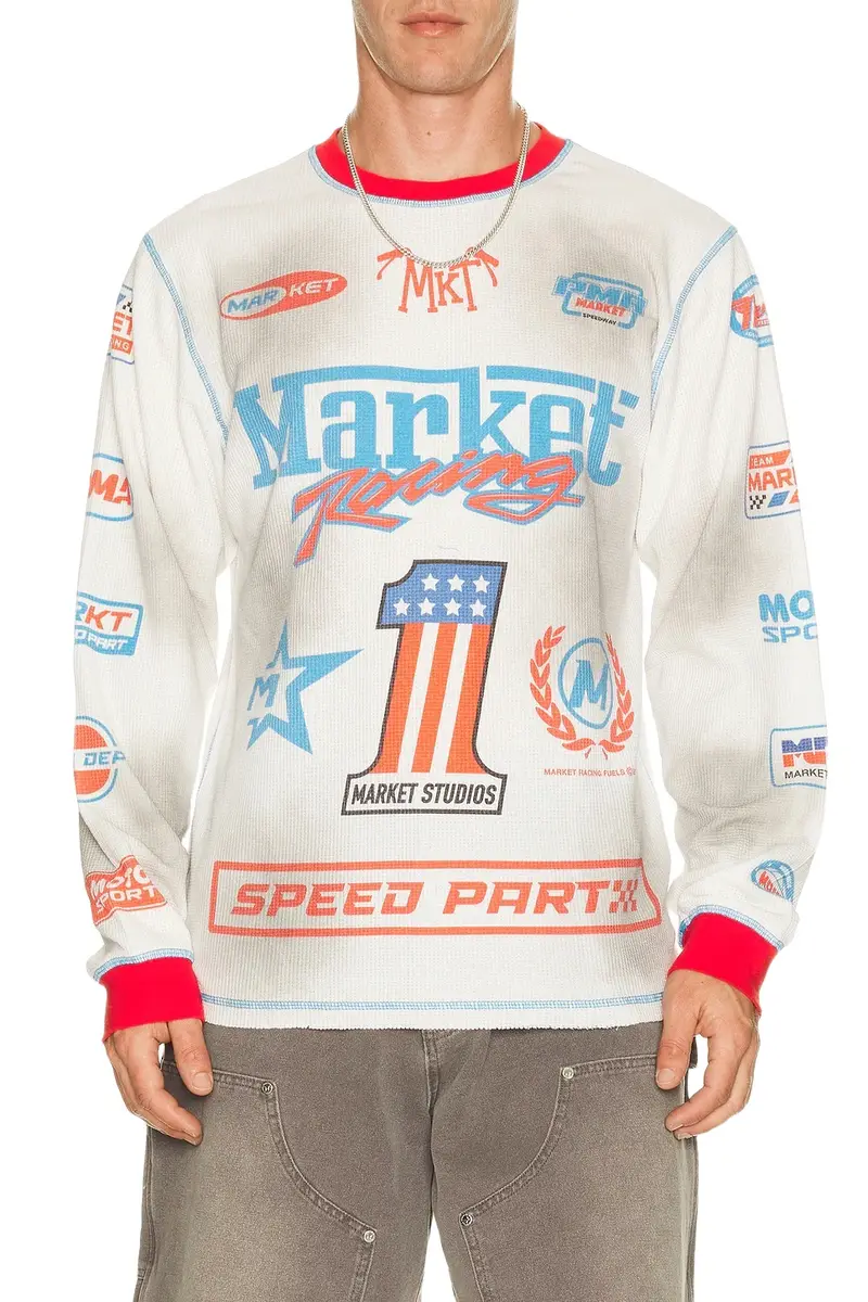 Market Speed Part Thermal Long Sleeve Tee