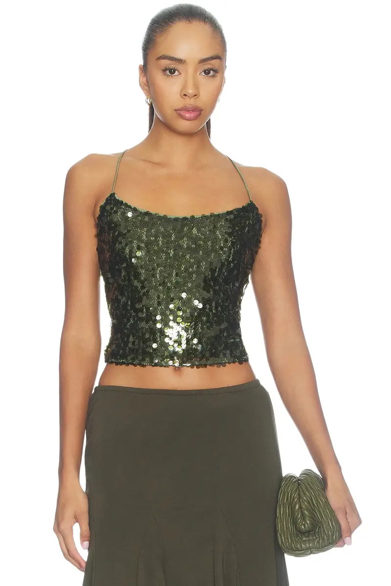 With Harper Lu Backless Top