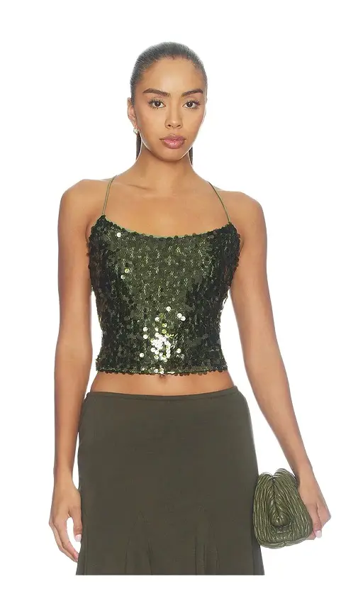 With Harper Lu Backless Top