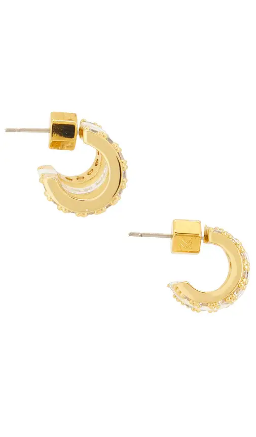 MIRANDA FRYE Sabrina Huggies Earrings | Thumbnail 2 MIRANDA FRYE Sabrina Huggies Earrings | Thumbnail 2