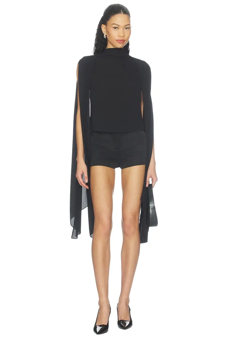 Lapointe Georgette Cape Sleeve Top