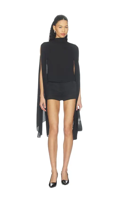 Lapointe Georgette Cape Sleeve Top