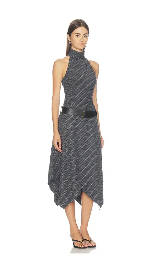 ALL THE WAYS Noa High Neck Midi Dress | Thumbnail 2 ALL THE WAYS Noa High Neck Midi Dress | Thumbnail 2