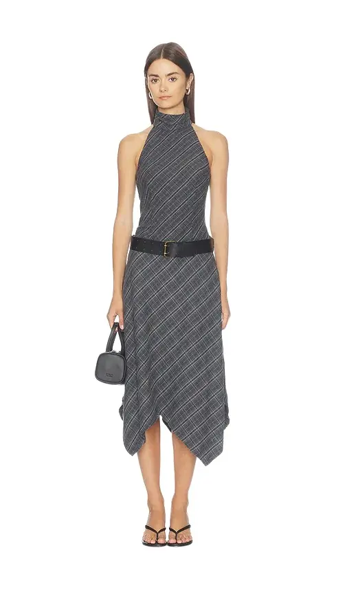 Noa High Neck Midi Dress Noa High Neck Midi Dress