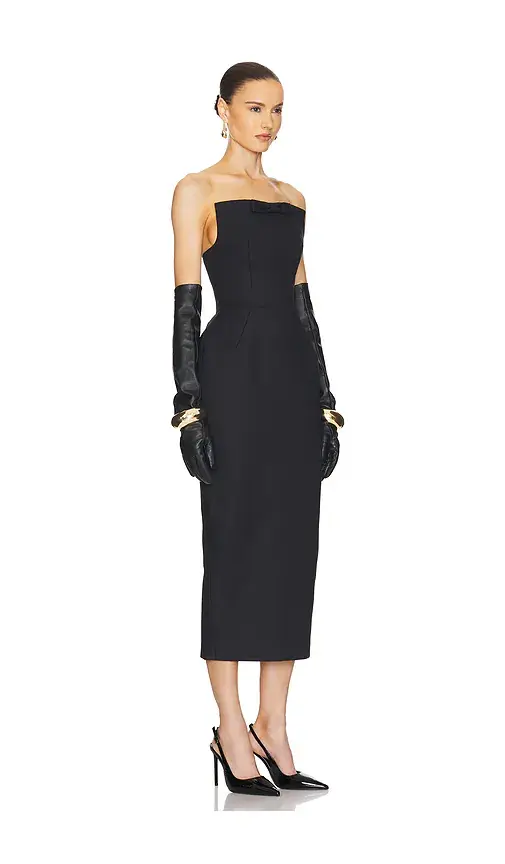 Helsa The S Curve Dress With Bow | Thumbnail 2