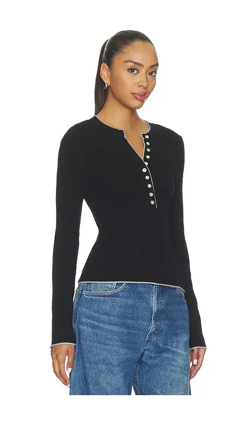 525 America Emmeline Rib Layered Henley | Thumbnail 2 525 America Emmeline Rib Layered Henley | Thumbnail 2