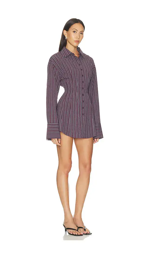ALL THE WAYS Charitie Button Up Mini Dress | Thumbnail 2