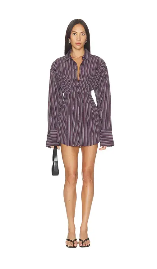 Charitie Button Up Mini Dress