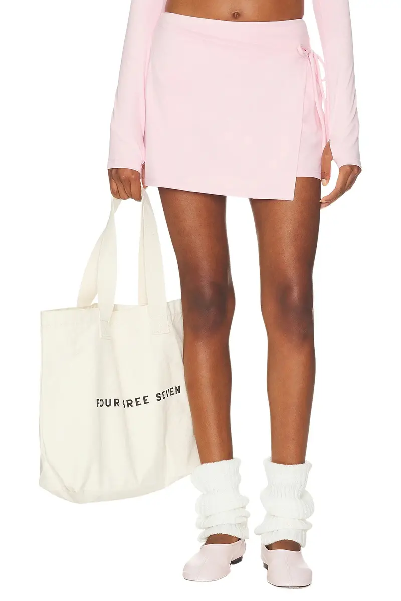 Runaway The Label Katia Wrap Side Tie Skort