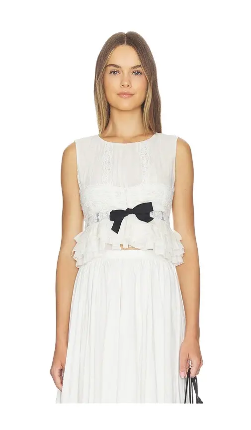 V. Chapman X Kristopher Brock Almeria Top