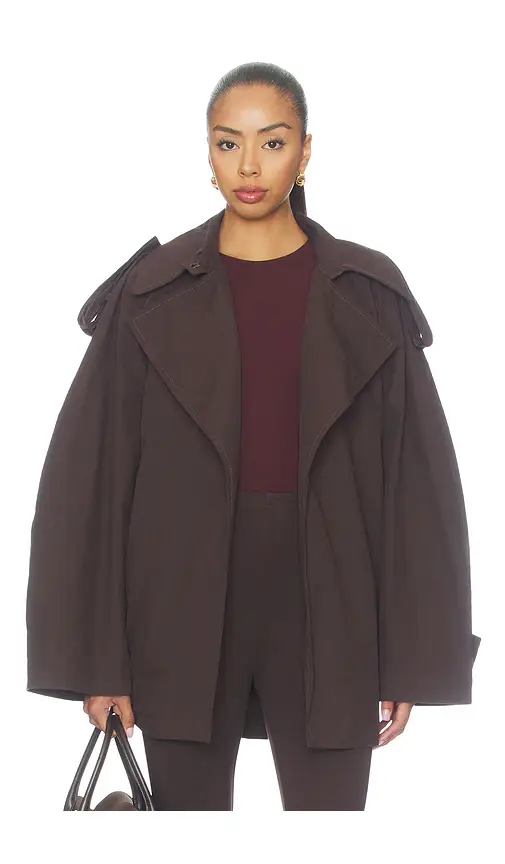 L'Academie Cooper Cropped Trench Jacket | Thumbnail 2 L'Academie Cooper Cropped Trench Jacket | Thumbnail 2