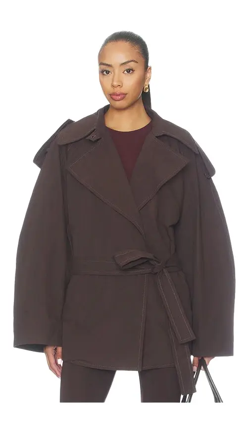 Cooper Cropped Trench Jacket