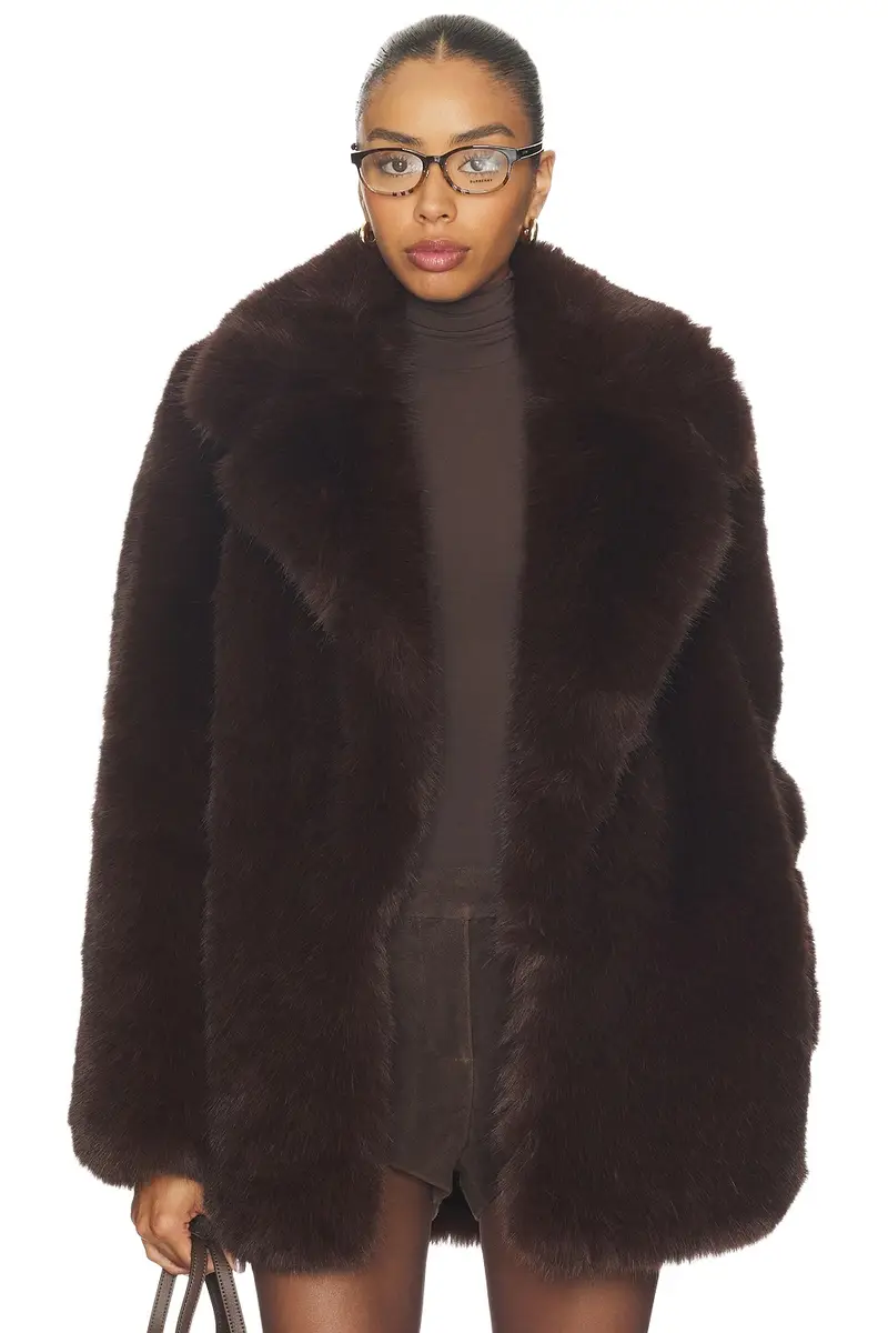 Gamine Faux Fur Jacket Gamine Faux Fur Jacket