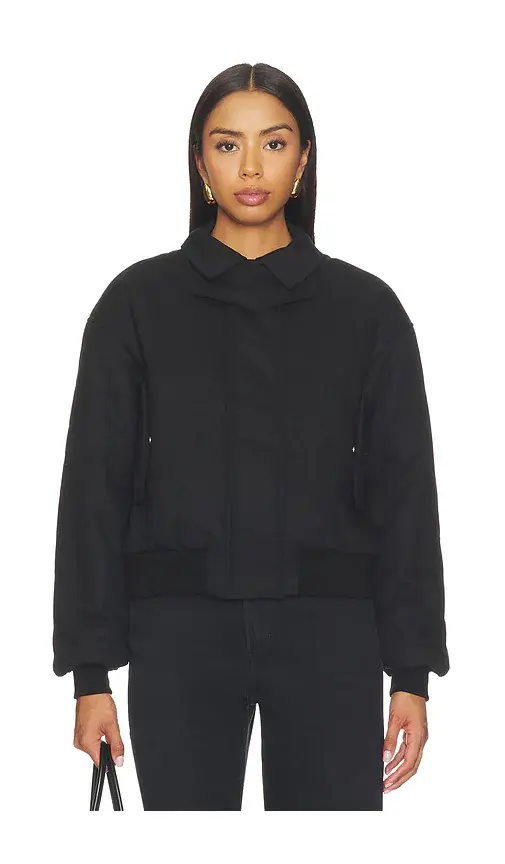 Paris Georgia Elemental Utilitarian Bomber With Fur Collar | Thumbnail 2 Paris Georgia Elemental Utilitarian Bomber With Fur Collar | Thumbnail 2