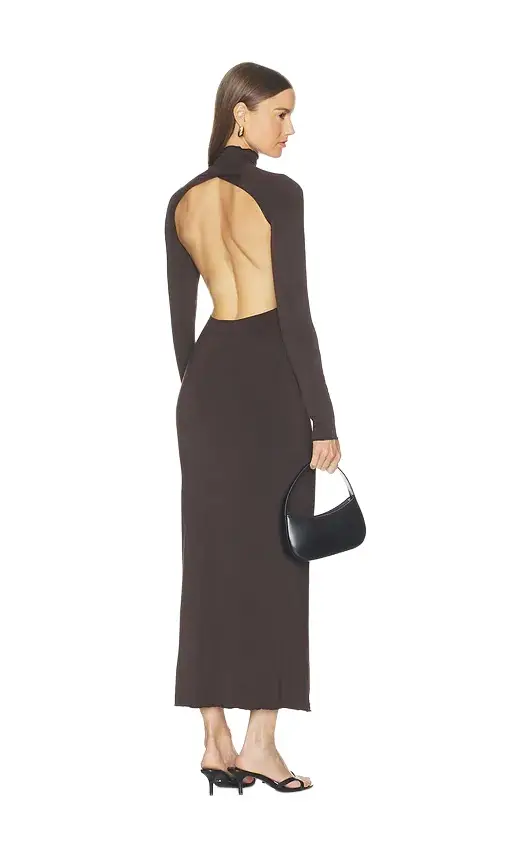 THE LINE BY K Lenny Open Back Jersey Maxi Dress