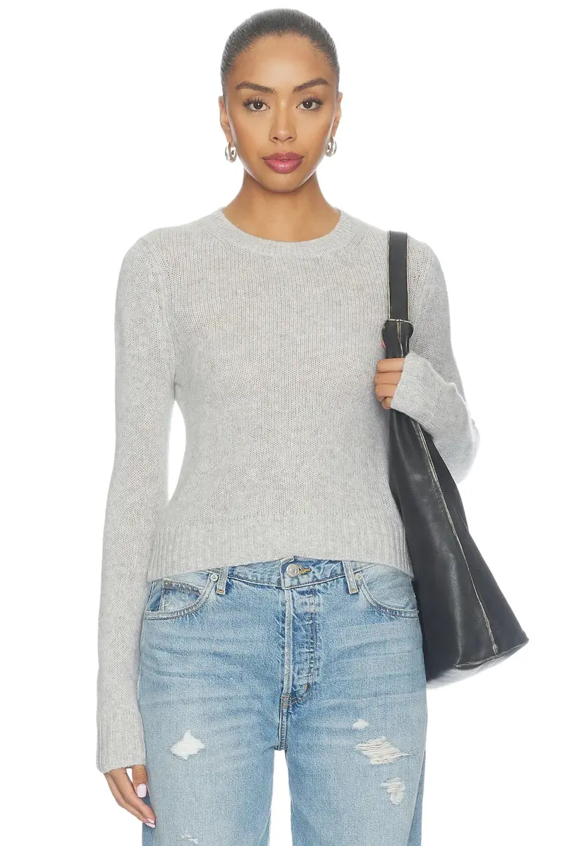 Cashmere Shrunken Crew