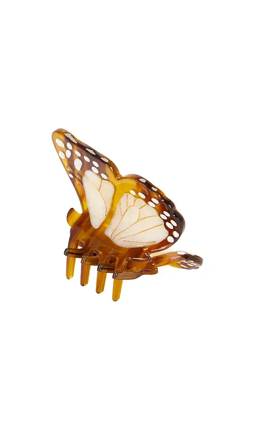 Hand-Painted Mini Boho Monarch Claw Hair Clip Hand-Painted Mini Boho Monarch Claw Hair Clip