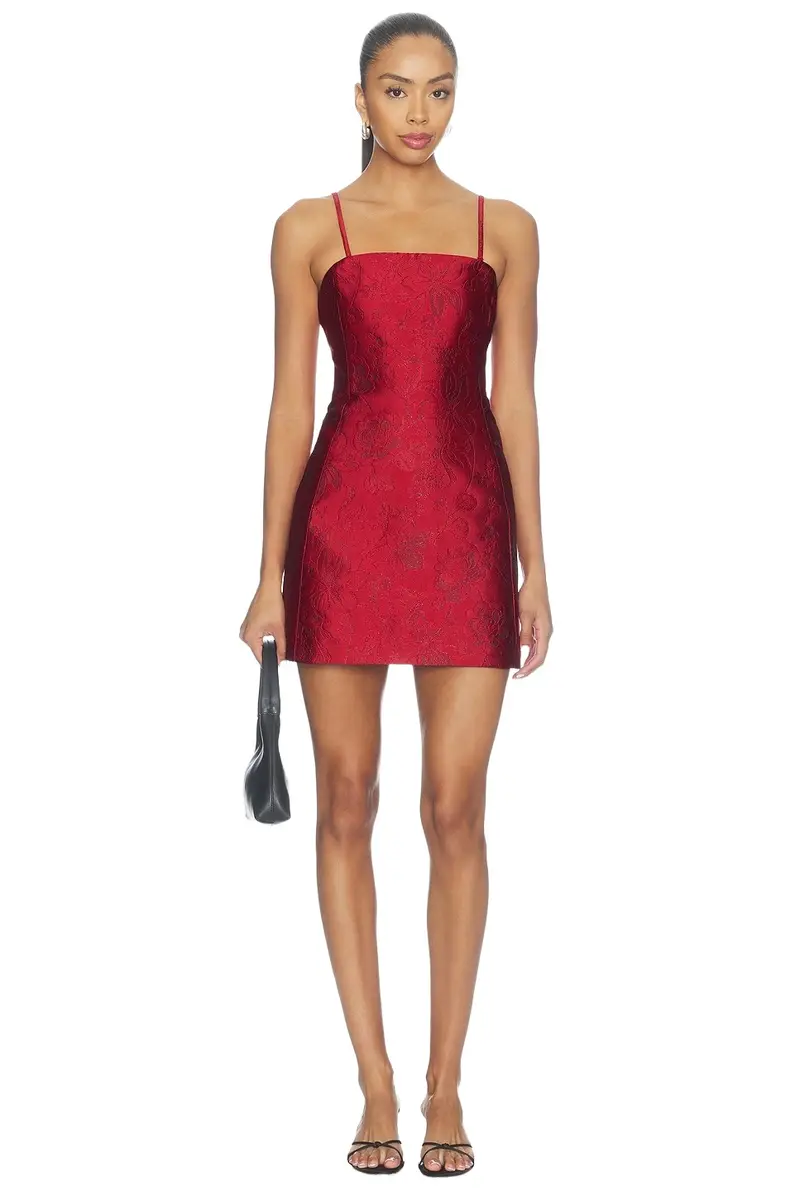 Alice + Olivia Alice + Olivia Velia Strap Mini Dress