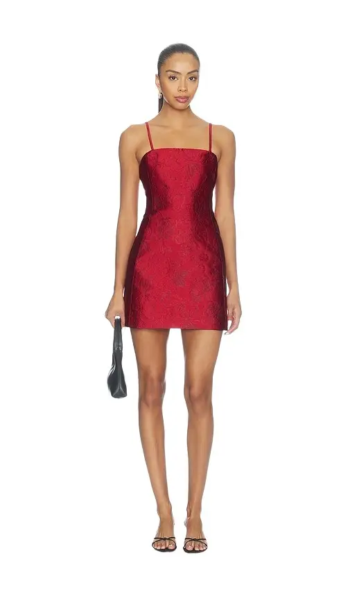 Alice + Olivia Velia Strap Mini Dress