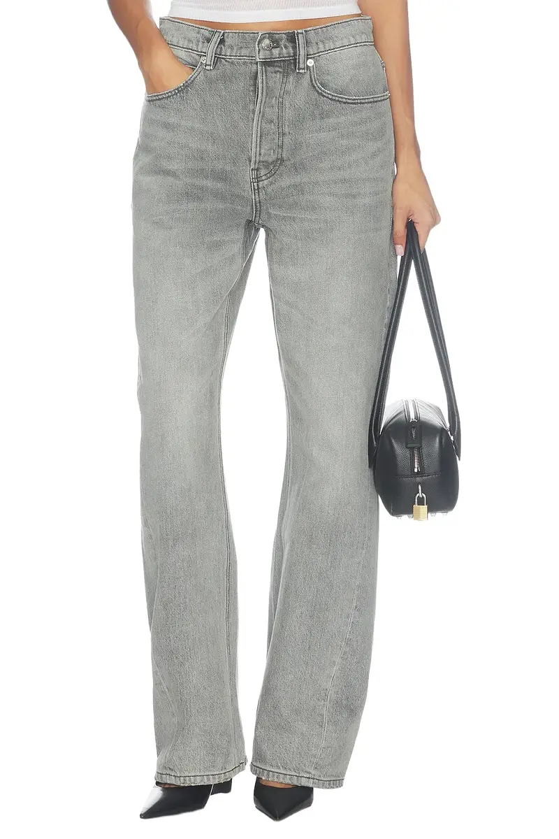 Alexander Wang Float Jeans With Logo Shadow Pockets