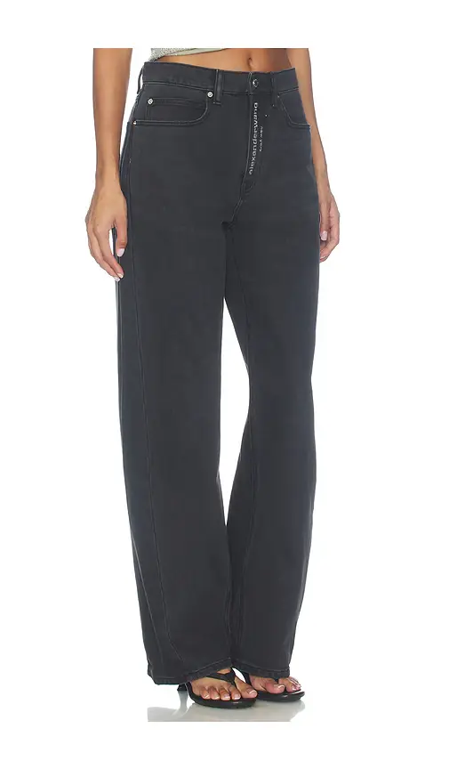 Alexander Wang Float Jeans With Hotfix Logo Fly | Thumbnail 2 Alexander Wang Float Jeans With Hotfix Logo Fly | Thumbnail 2