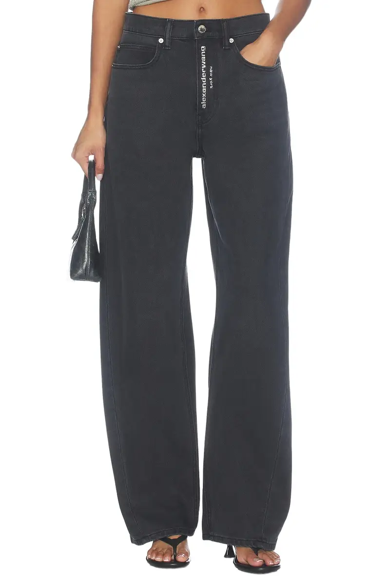 Float Jeans With Hotfix Logo Fly