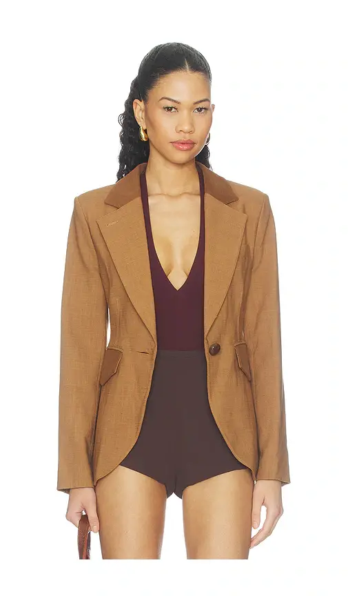 SMYTHE Blocked Seamed Blazer | Thumbnail 2 SMYTHE Blocked Seamed Blazer | Thumbnail 2