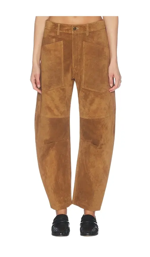 Nili Lotan Shon Suede Pant