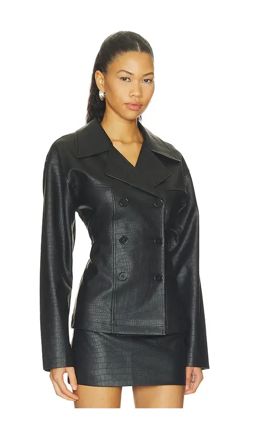 superdown Caroline Faux Leather Jacket | Thumbnail 2 superdown Caroline Faux Leather Jacket | Thumbnail 2