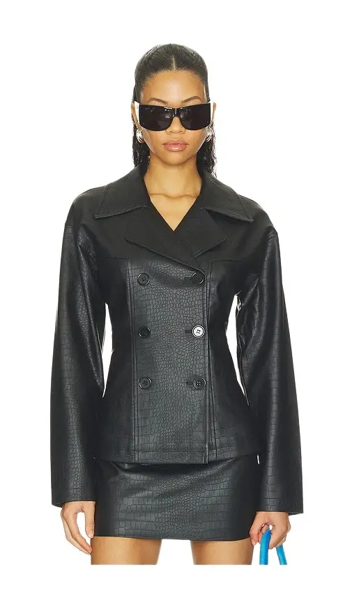 Caroline Faux Leather Jacket Caroline Faux Leather Jacket