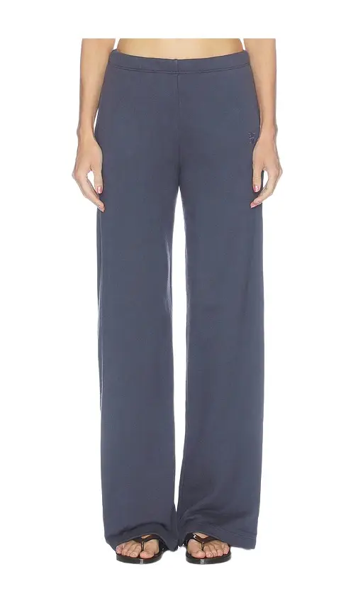 ÉTERNE French Terry Oversized Wide Leg Sweatpant