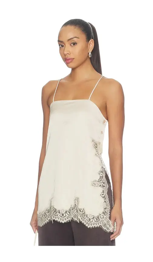 Side Button Cami