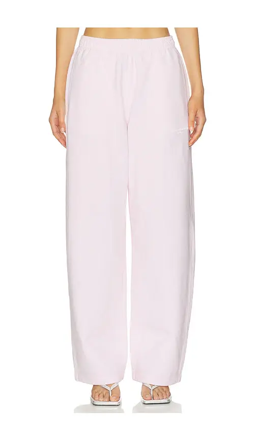 Alexander Wang Mid-Rise Relaxed Sweatpant with Logo Print | Thumbnail 2 Alexander Wang Mid-Rise Relaxed Sweatpant with Logo Print | Thumbnail 2