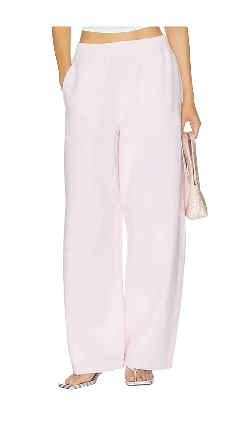 Mid-Rise Relaxed Sweatpant with Logo Print