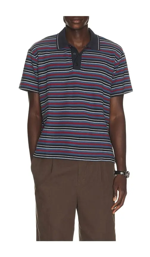 Stripe Pique Polo Stripe Pique Polo