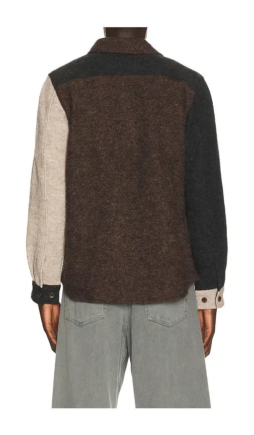 Les Deux Wool Colourblock Overshirt | Thumbnail 2 Les Deux Wool Colourblock Overshirt | Thumbnail 2