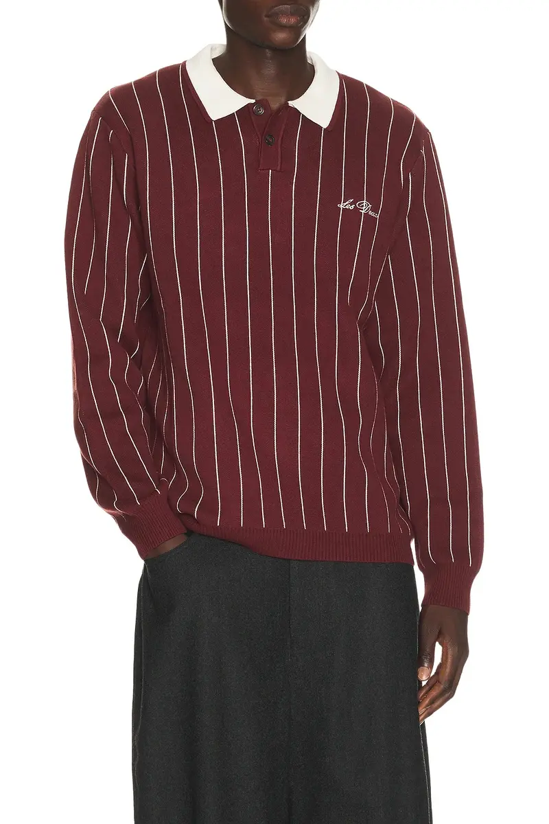 Signature Knitted Long Sleeve Polo