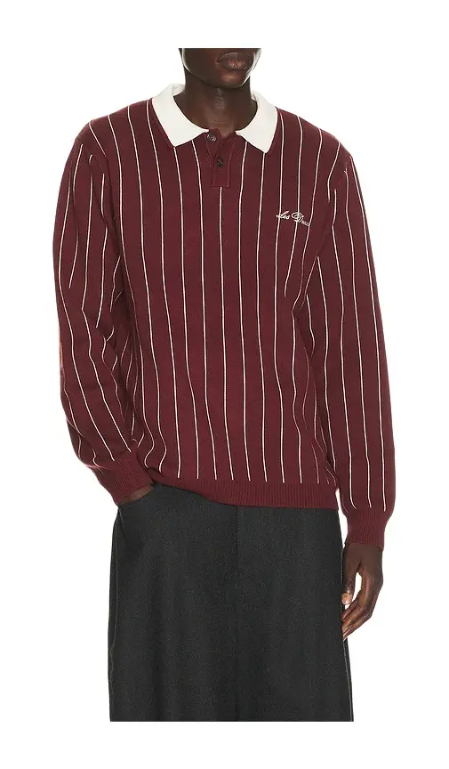 Signature Knitted Long Sleeve Polo Signature Knitted Long Sleeve Polo