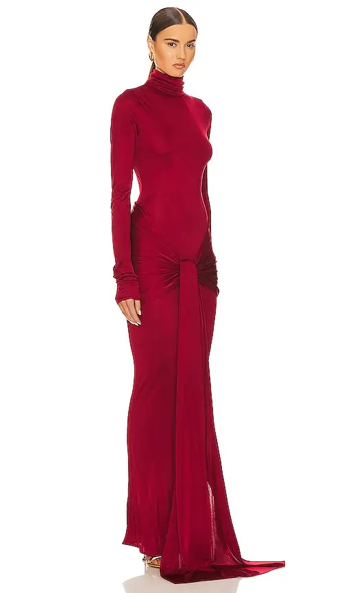 Helsa Slinky Jersey Sarong Maxi Dress | Thumbnail 2 Helsa Slinky Jersey Sarong Maxi Dress | Thumbnail 2
