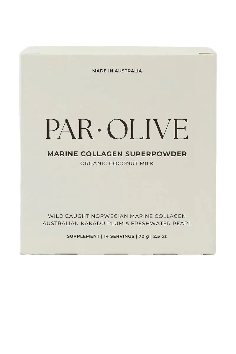Par Olive Organic Coconut Pearl Marine Collagen Superpowder Travel Set
