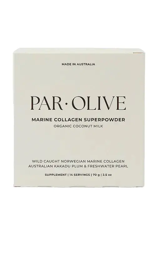 Par Olive Organic Coconut Pearl Marine Collagen Superpowder Travel Set