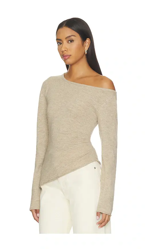 Helmut Lang Draped Asym Top | Thumbnail 2